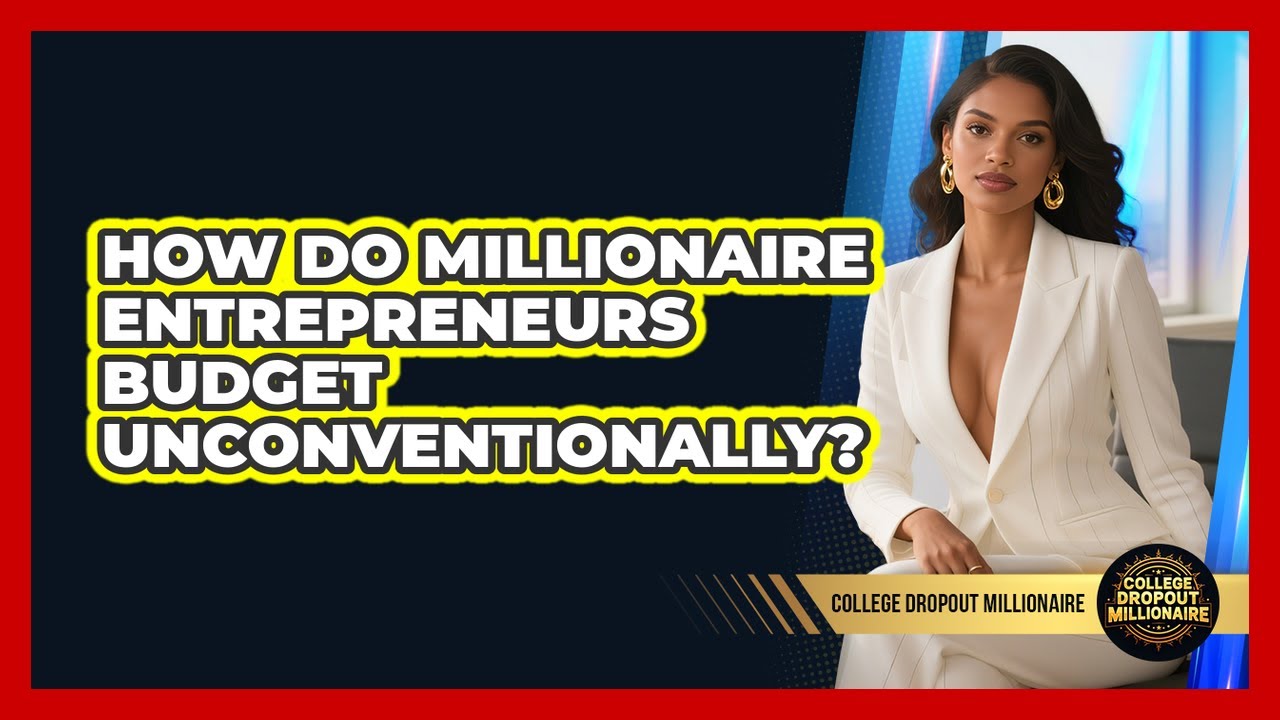 How Do Millionaire Entrepreneurs Budget Unconventionally? - College Dropout Millionaire