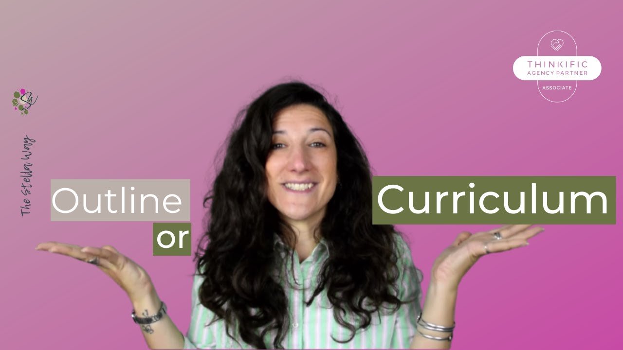 Which to use: Online Course Outline or Curriculum