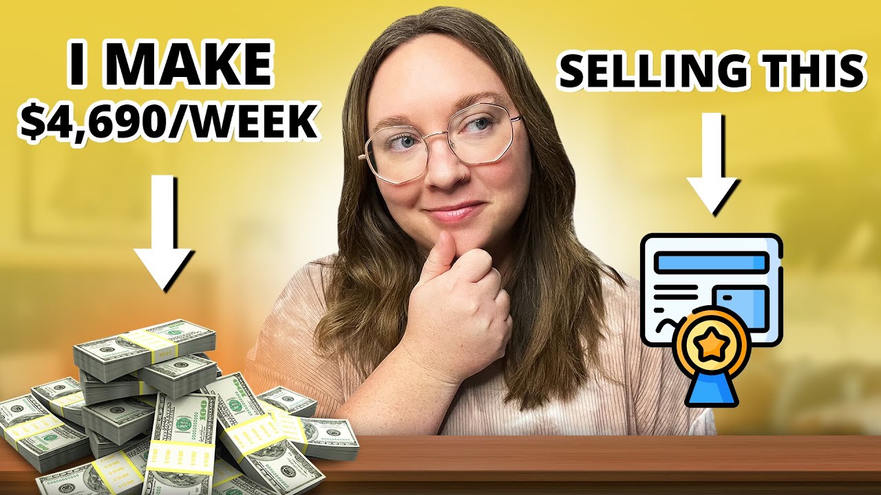 5 Digital Product Ideas & Where to Sell to Make Money Online ($4,690/week)