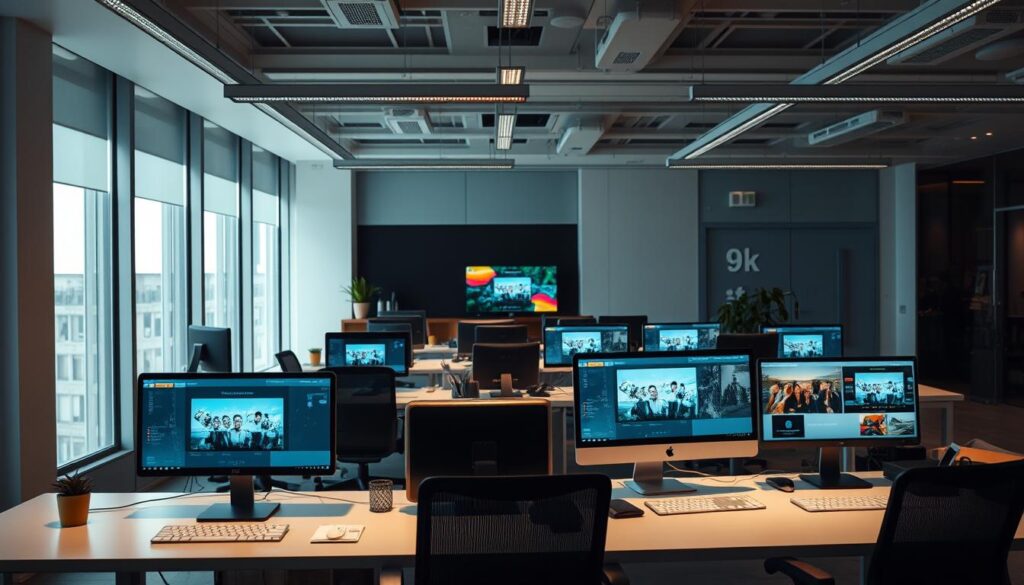 Comparing video generators user experience: a professional business scene set in a modern office space, featuring cinematic lighting that casts dramatic shadows and highlights the sleek, minimalist design. Desks and monitors display various AI video generation tools, inviting the viewer to explore and compare their user interfaces. The atmosphere is one of productivity and focus, with a sense of anticipation for the high-quality outputs these generators can produce. Captured in stunning 8K resolution, this scene provides a visually compelling snapshot of the evolving landscape of video creation tools. Comparing video generators user experience: a professional business scene set in a modern office space, featuring cinematic lighting that casts dramatic shadows and highlights the sleek, minimalist design. Desks and monitors display various AI video generation tools, inviting the viewer to explore and compare their user interfaces. The atmosphere is one of productivity and focus, with a sense of anticipation for the high-quality outputs these generators can produce. Captured in stunning 8K resolution, this scene provides a visually compelling snapshot of the evolving landscape of video creation tools.