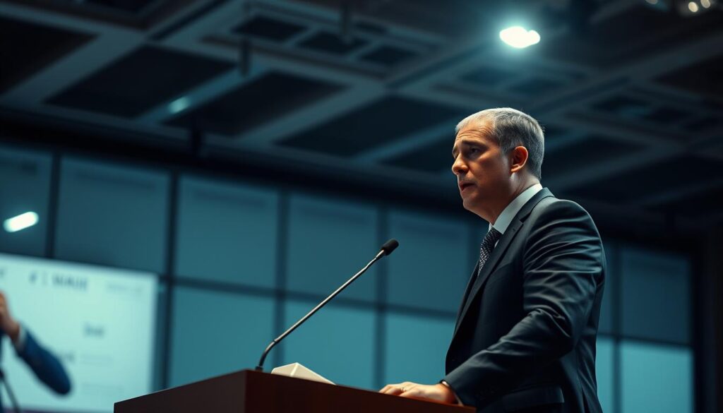 Professional Male Presenter.