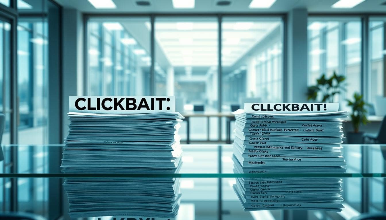 clickbait vs engaging titles