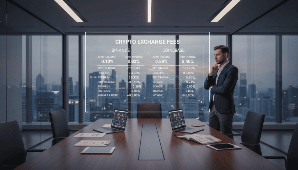 crypto exchange fee comparison