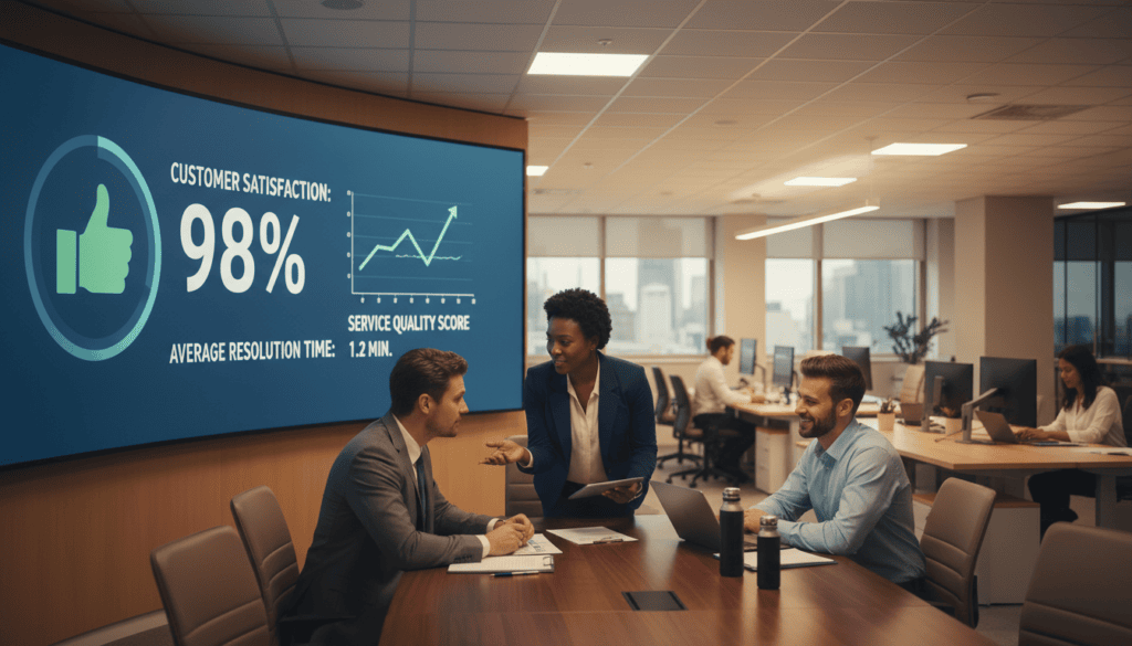 Customer Satisfaction Logo.