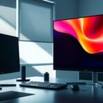 4K computer display with vibrant colors.