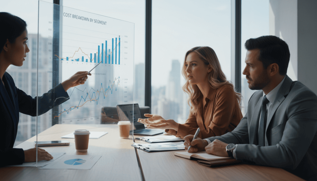 Professional team discussion.