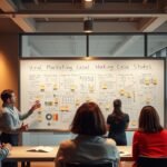 Team brainstorming viral marketing strategies.