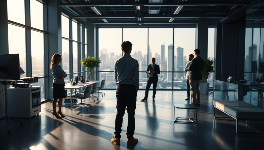 freelance to agency transition scene