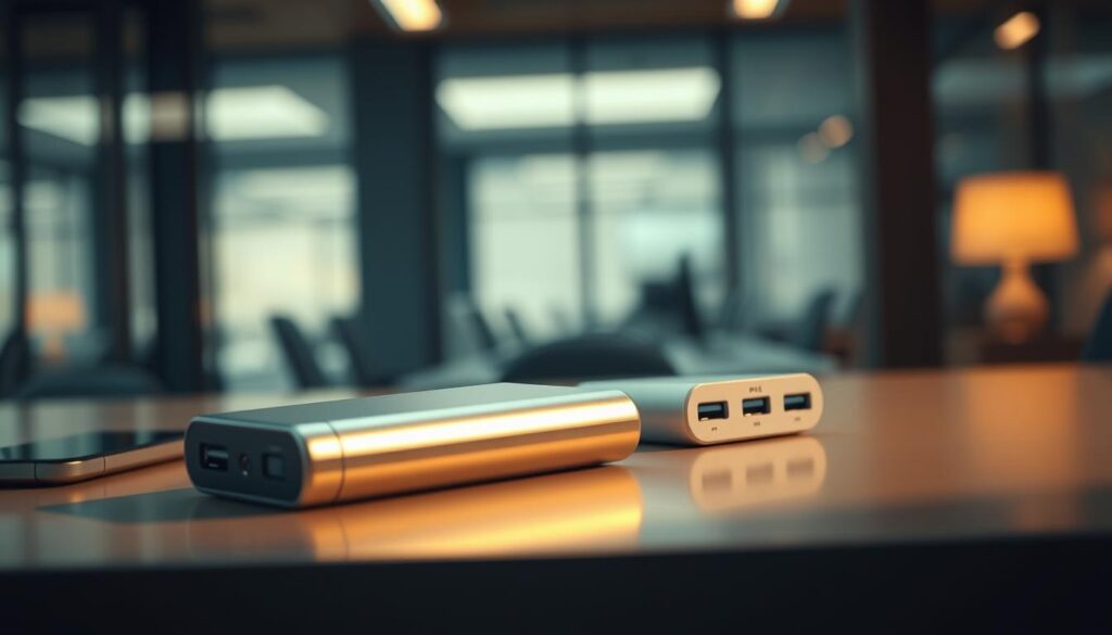 high-performance power bank on desk