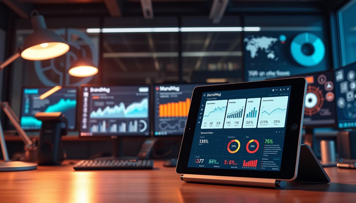 Interactive data analytics on digital devices.